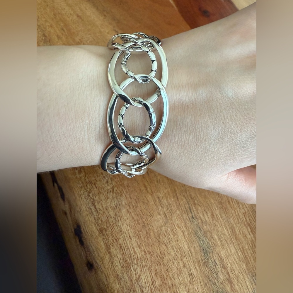 Rare John Hardy Kali Collection 925 Sterling Silver Large Links Bracelet 54.2g